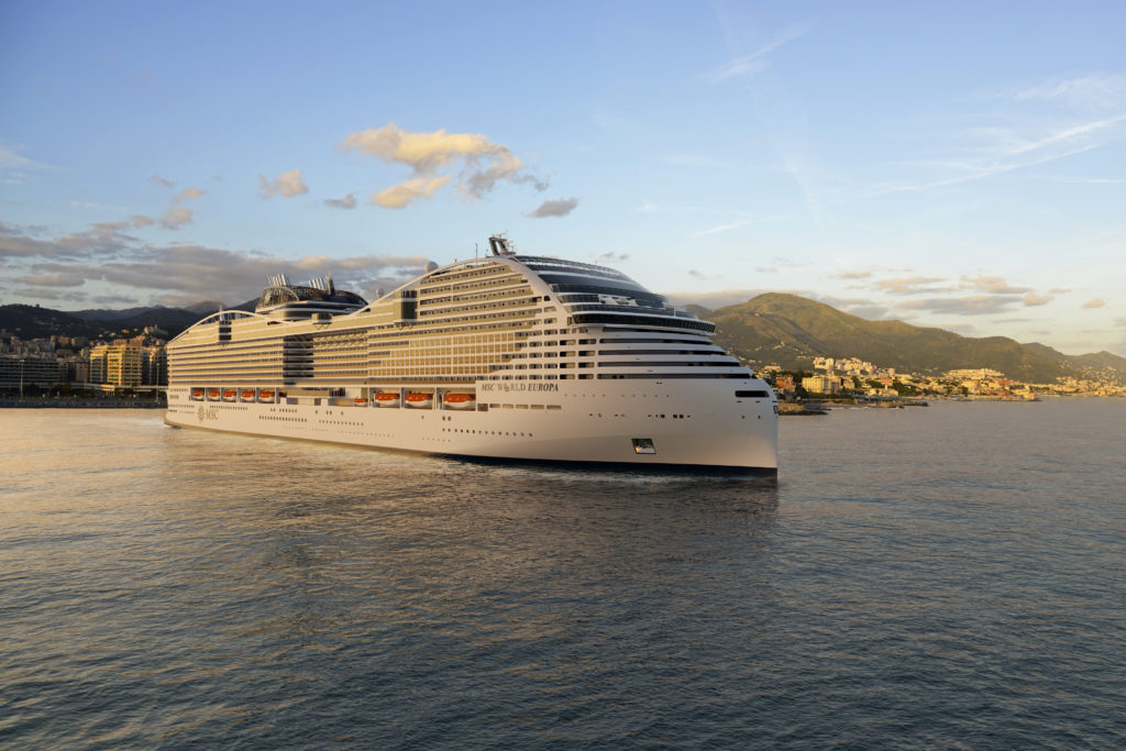 MSC WORLD EUROPA SETZT NEUE MASSSTÄBE FÜR DIE ÖKOLOGISCHE NACHHALTIGKEIT AUF SEE UND BESCHLEUNIGT DIE REISE VON MSC CRUISES ZUM NETTO-NULLPUNKT