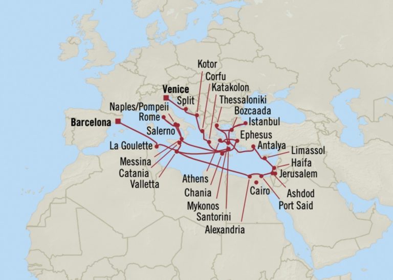 OCEANIA CRUISES KÜNDIGT NEUE 33-TÄGIGE GROSSE REISE FÜR HERBST 2023 AN