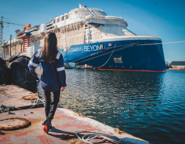 Kapitän Kate McCue übernimmt das Steuer des neuesten und luxuriösesten Schiffes von Celebrity Cruises – Celebrity BeyondSM