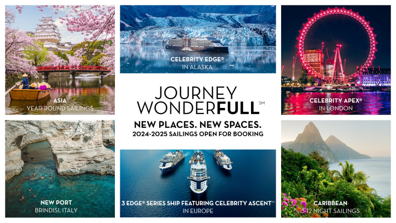 CELEBRITY CRUISES bringt Gäste in der Saison 2024 – 2025 auf alle Kontinente und jeden Winkel der Welt