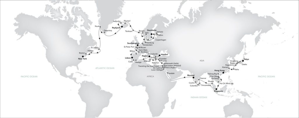 SILVERSEA® SETZT WEITER AUF INNOVATION: NEUE 136-TÄGIGE CONTROTEMPO-WELTREISE 2025 AUSSERHALB DER SAISON, ABSEITS DES TEMPOS UND DER AUSGETRETENEN PFADE