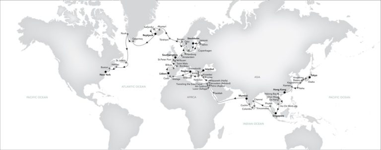 SILVERSEA® SETZT WEITER AUF INNOVATION: NEUE 136-TÄGIGE CONTROTEMPO-WELTREISE 2025 AUSSERHALB DER SAISON, ABSEITS DES TEMPOS UND DER AUSGETRETENEN PFADE